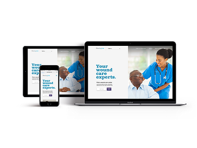 Wound Care Redesign heal healthcare redesign website wound woundcare