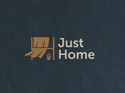 Just Home. Logo concept for a construction company. branding concept construction design flat style home housing illustration just letter logo logotype monogram turnkey vector window