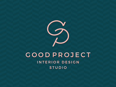 Good Project Logo architecture branding design designs interior letter logo logotype monogram studio typography vector