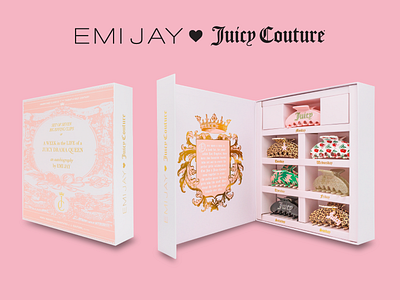 Emi Jay x Juicy Couture Packaging Layout + Design