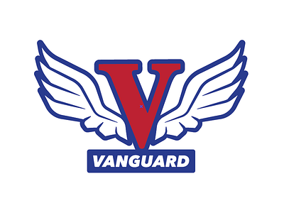 Mascot/Logo for Veritas Vanguard high school illustration letter logo mascot sports team v wings