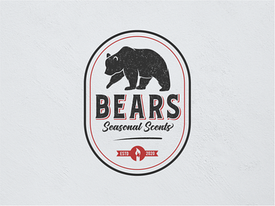 Bears Seasonal Scents animal animal logo animals artnoise bear logo bears candles cartoon company company logo concept design grizzly illustration logo mountain symbol vector vintage