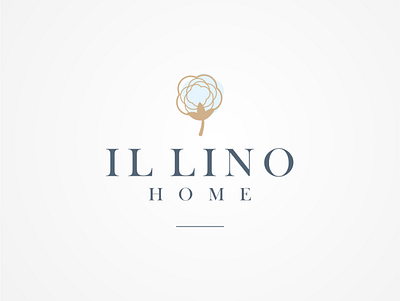 il lino home artnoise branding company company logo concept cotton design dribbble graphic design logo