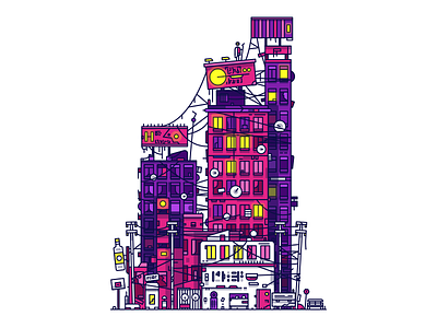 City of Colors city colors cyberpunk