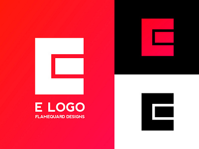 E Letter Logo e letter logo e logo e logo design flamequard illustration logo
