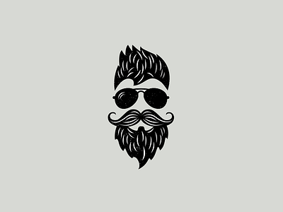 13 Thieves beard branding glasses illustration logo