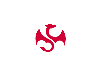 Dragon Mark concept creative design dragon icon idea identity illustrator inspiration logo mark photoshop