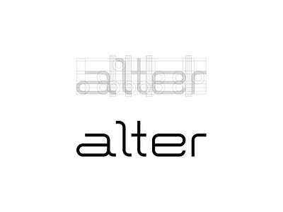 Alter Logotype brand branding design identity logo logo design logo mark logotype mark monogram typeface