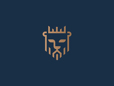 Lion Mark branding design grid identity lion logo logo design logo mark logotype mark monogram typeface
