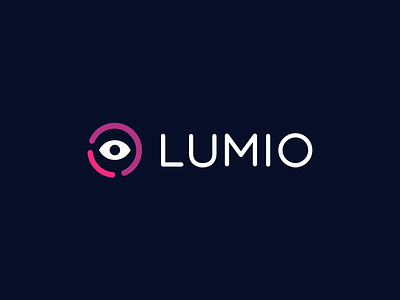 Lumio design eye identity logo logo design logo mark logotype mark monogram sketch typeface