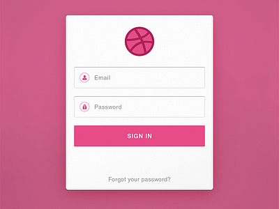 Daily UI 001 - Dribbble Sign In 001 dailyui debut first dribbble login signin