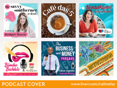 Podcast Cover Art Design banner ad banner design branding design graphic design header design podcast podcast art podcast cover podcast cover art podcast cover design podcast design social media banner