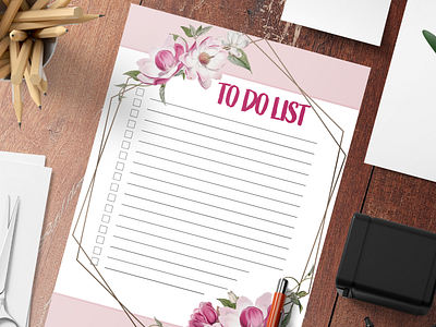 Printable To-Do List Design