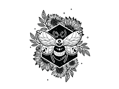 Celestial Bee by Kail Koala on Dribbble