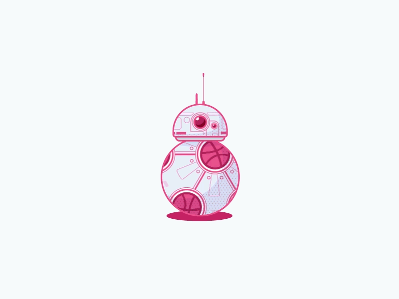 Hello Dribbblers! bb8 c3po darth vader droid force jedi kylo ren r2d2 rey space star wars stars