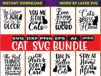 Cat svg bundle