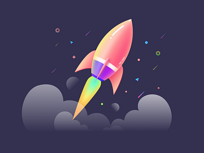 Rocket - ready to launch color