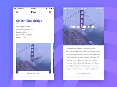 Travel ui