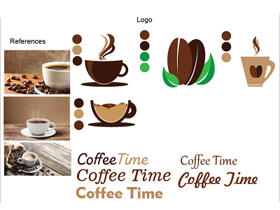 Café Logo Design adobeillustrator branding graphic design logo