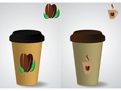 Café Cup 3D Mockup 3d adobeillustrator branding graphic design mockup vector