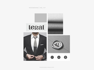 MOODBOARD VOL 07 board brand brand identity branding design design art gray identity inspiration lawyer mood moodboard