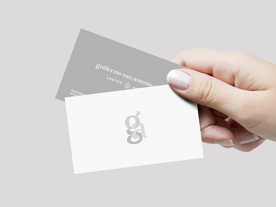 GSA Business Card brand brand identity branding design gray identity inspiration logo stationary typography