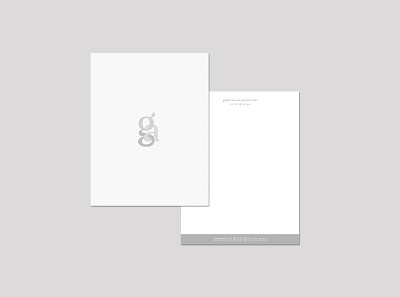 GSA Letterhead brand brand identity branding design identity inspiration logo minimal stationary typography