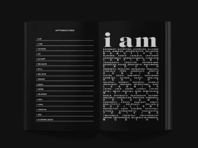 Metanoia affirmations black brand brand identity branding design identity inspiration intentional journal lawofattration minimal notebook notebooks writing