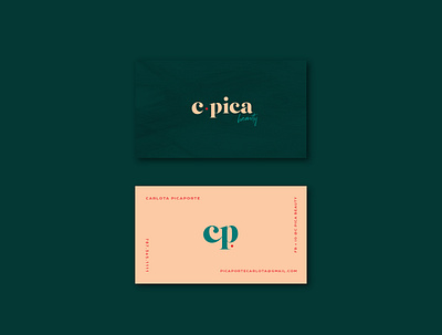 C Pica Business Card brand brand identity branding businesscard design identity inspiration logo minimal stationary