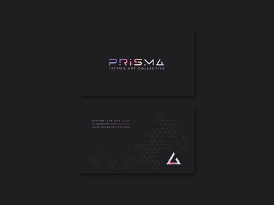 PRISMA BC brand brand identity branding business cards design identity inspiration logo minimal type typography