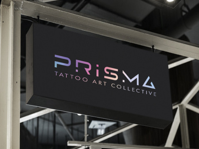 PRISMA SIGNAGE brand brand identity branding design icon identity inspiration logo minimal sign signage typography