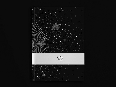 VQ SOLAR SYSTEM JOURNAL blackoutjournal blankjournal brand brand identity branding design identity inspiration journal notebook packaging design product design shop