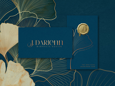 J DARIENN BUSINESS CARD bc brand brand identity branding business card design identity inspiration print collateral stationary