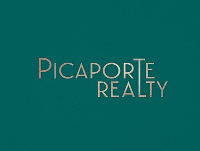 PICAPORTE REALTY LOGO brand brand identity branding design identity inspiration logo typography