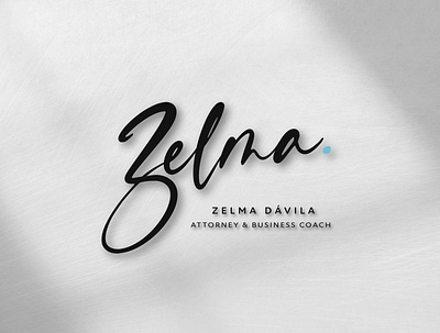 LOGO FOR ZELMA DAVILA brand brand identity branding design identity inspiration logo