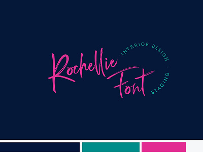 Rochellie Font Alternate Logo