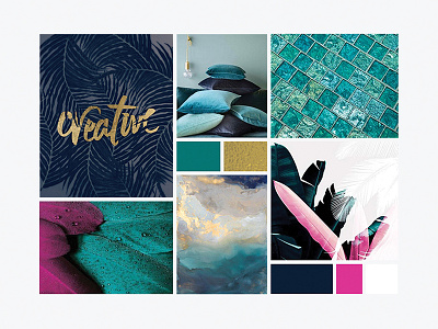 Moodboard | Rochellie Font brand identity branding color palette inspiration interior design moodboard