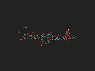 Logo for Gringolandia black brand identity branding design identity inspiration logo type typography