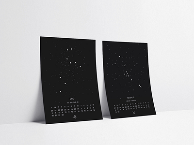 Zodiac Constellation Calendar