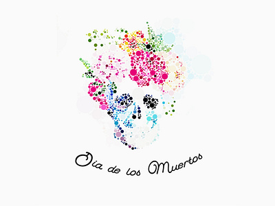 Dia de los Muertos Circle Art art circle design illustration