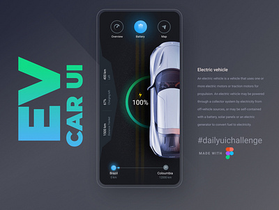 100 Day s UI Design Challenge aniamted gif app design minimal ui
