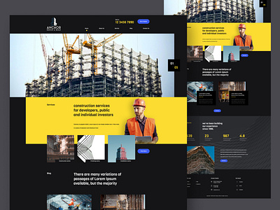 Construction Landing Page