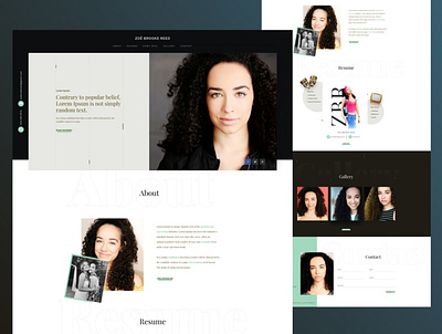 Portfolio Landing Page album design figma gallery illustration image landingpage minimal photographer photoshop photostudio picture portfolio style ui ux web