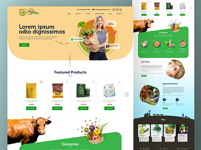 Grocery Landing Page