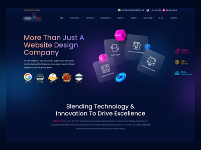 Web Company Hero Header