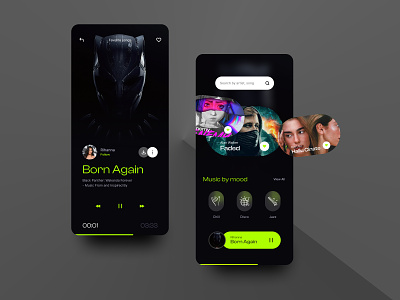 Music App 2.0 app application creative design mobile music music app ui ux