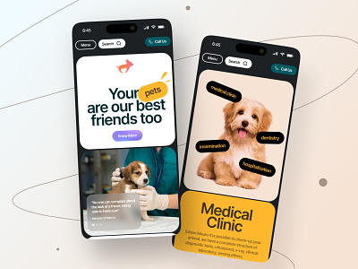 Pet Medical App app creative design dog cat dog app latest minimal mobile mobile app pet pet app ui ux