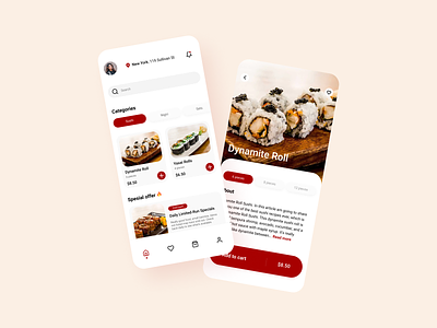 Food Delivery App app delivery design food mobile ui