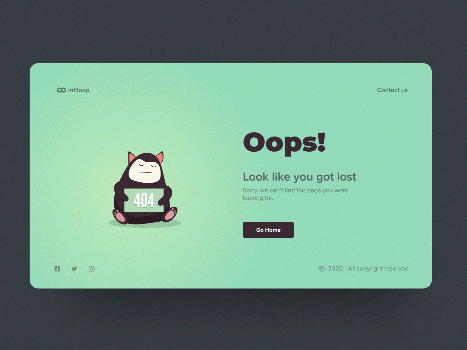 404 Page not found Illustration 404 404 error affter effects animation creative design dribbbble gif illustration page not found ui vector