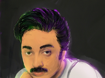 Kamal Haasan Digital Portrait